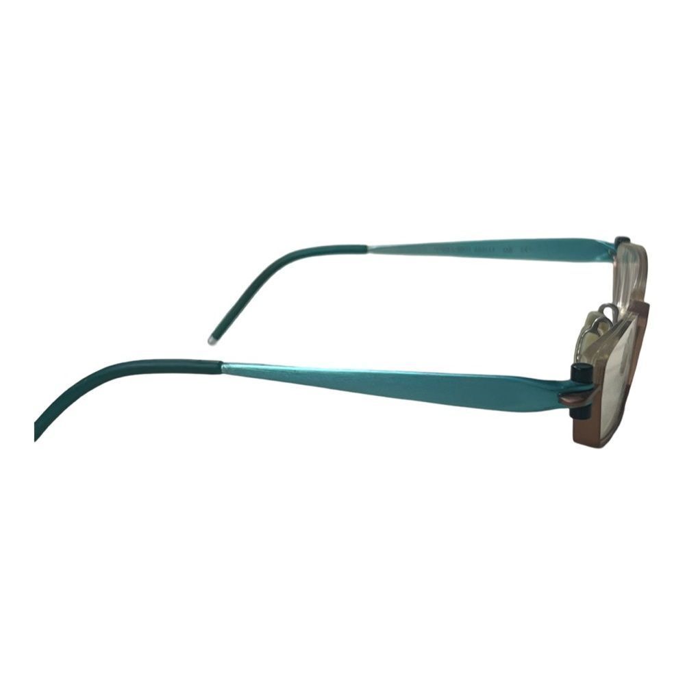 Gail Spence for Prodesign Aluminum Frame Turquoise & Pink Cool Retro Frames 9203 - Picture 8 of 12